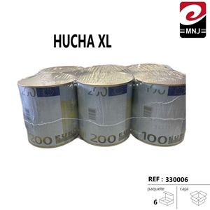 Salvadanaio Hucha XL in plastica con design da 200 euro per risparmi - Product Image 1