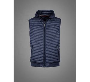 Chaleco Acolchado Azul Marino 2026 con Cuello Alto y Cierre de Broches, Material de Poliéster para Hombres, Equitación - Product Image 3