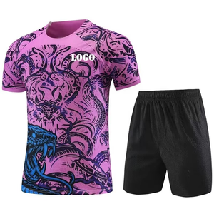 Conjuntos de Camisetas de Fútbol Personalizadas Premium al por Mayor, Uniformes de Fútbol, Camiseta de Fútbol 100% Poliéster, MOQ Bajo, Ropa Deportiva, Uniforme Atlético - Product Image 1