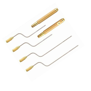 Ensemble de tubes d'aspiration Frazier réutilisables en acier inoxydable avec poignée, instrument chirurgical ORL, canule d'aspiration médicale CE OEM - Product Image 3
