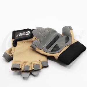 Guantes Deportivos Unisex de Medio Dedo, Transpirables, de Cuero, para Levantamiento de Pesas, Ciclismo, con Correa Ajustable para la Muñeca - Product Image 6