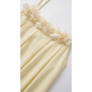 Robe longue droite vintage unie pour femme 100% coton respirant décontractée pour l'été - Product Image 2