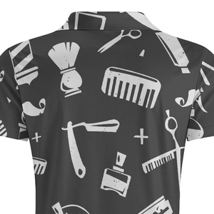 Camiseta de Barbero Informal con Logotipo Personalizado, Impresión Digital, Secado Rápido y Transpirable, Ropa de Trabajo para Hombre, Lavable, Nueva Llegada - Product Image 4