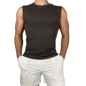 Custom Wholesale <b>Mens</b> Cotton Tank Top Premium Quality Sleeveless Slim Fit Vest Bodybuilding <b>Singlet</b> <b>for</b> Gym & Casual Wear - Product Image 1