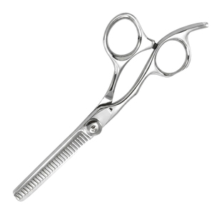 Tijeras Profesionales de Acero Inoxidable para Adelgazar el Cabello, 30 Dientes, para Diestros, Mango Largo, Tijeras Texturizadoras para Cabello, Herramientas de Corte para Salón - Product Image 4