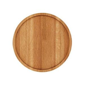 Assiettes de présentation rondes en bois d'acacia naturel personnalisées en gros, sous-assiettes en bois, planches de service pour la décoration de table de mariage et d'événements - Product Image 4