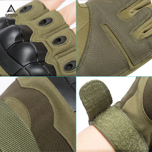 Gants tactiques personnalisés à doigts pleins avec protection rigide, compatibles écran tactile, pour le travail extérieur et la sécurité, pour hommes, avec logo OEM - Product Image 2