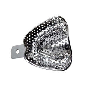 Bandeja de Impresión Dental de Acero Inoxidable, Perforada/No Perforada, Superior/Inferior, Reutilizable, Instrumento Dental, Certificación ISO13485 - Product Image 4