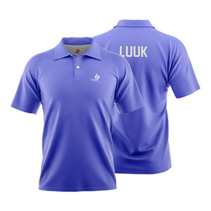 High Quality Anti Wrinkle Custom Printed Front Logo Short Sleeve Polyester/Cotton Knitted Polo Shirts for <b>Coaches</b> & Casual Wear - Product Image 1
