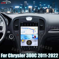 Autoradio AuCar 14,5'' Android 13 avec écran Tesla, navigation GPS pour Chrysler 300C 2011-2022, lecteur multimédia DVD, vidéo automobile