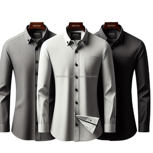 100% Exportación orientada a los fabricantes de ropa de encargo al por mayor precio barato de alta calidad de los hombres formales transpirable estilo casual - Product Image 4