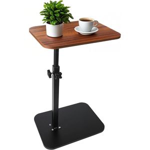 Vassoio da Comodino Sagomato, Tavolino per Divano, Bracciolo per Divano o Letto, Ideale per Piccoli Spazi - Product Image 1