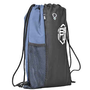 Bolsa con cordón para gimnasio Cardura recubierta de PVC 600D personalizada, bolsillos de acceso rápido a prueba de agua, 20-35L, actividades al aire libre, hecha genuina - Product Image 3