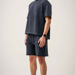 Conjunto de Camiseta y Pantalones Cortos de Playa de Algodón de Alta Calidad, Atuendo Moderno en Línea, Estampado a la Moda, Nueva Llegada, Camiseta de Alta Calidad - Product Image 3