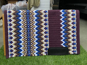 Sous-couche de selle western en laine 100% nouvelle-zélandaise, tissée à la main en laine mérinos, pour ranch et concours, couverture et équipement pour chevaux, vente en gros - Product Image 2