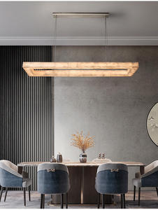 Lámpara Colgante LED Moderna de Vidrio Ovalado, Temperatura de Color 3000K-6000K, Regulable, 50000 Horas de Vida Útil, para Restaurante, Cocina, Hotel - Product Image 2