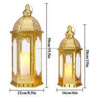 Lanternes à bougies marocaines en métal suspendues, faites à la main, écologiques, décoration de Noël pour la maison, utilisation portable en intérieur