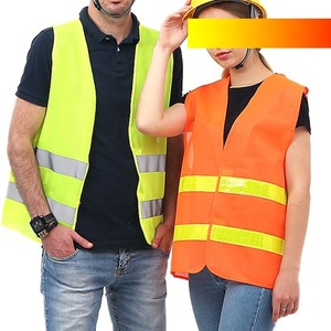 Chaleco de Seguridad Impermeable Naranja Clase 2 con Certificación ANSI, Ropa de Trabajo de Alta Visibilidad Reflectante para Uso en Exteriores - Product Image 4