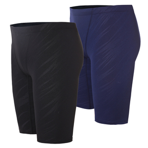 <b>Men</b> <b>Compression</b> <b>Shorts</b> High Waist Capri Length Geometric Print Quick Dry Sporty Style Elastic Waist Spandex Polyester - Product Image 6
