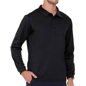 Camiseta de Rugby Personalizada para Hombre, Manga Larga, Poliéster, Impresión de Serigrafía Frontal, Tallas Grandes, Color Personalizado, Secado Rápido, Transpirable, Absorbe la Humedad - Product Image 4