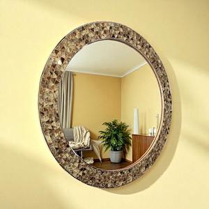 Miroirs uniques en nacre incrustée, prix abordable, magnifiques cadres de miroir en mosaïque de coquillages d'Inde, en vente. - Product Image 5