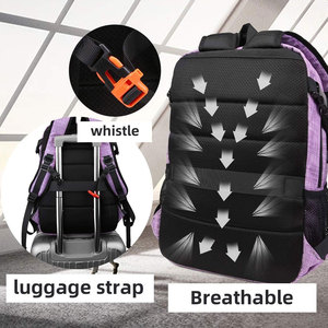 Mochila escolar transpirable, cómoda, ligera, con diseño nuevo, impermeable, con cremallera suave, con logotipo personalizado, precio al por mayor, del mejor proveedor. - Product Image 4