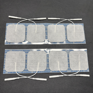 KF5050 Everyway Backed Pads with Japanese Gel Premium Re-Usable Self Adhesive Electrode Pads for TENS/EMS Unit Fabric - Product Image 1