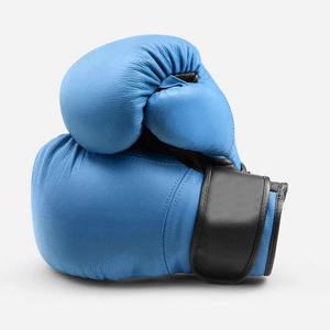 Gants de boxe personnalisés OEM, nouvelle arrivée, doublure rembourrée, super respirants, en cuir véritable, imperméables, pour entraînement MMA. - Product Image 6