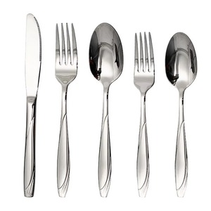 ชุดช้อนส้อมสแตนเลสสตีลที่สะดุดตา พร้อมด้ามจับดีไซน์สวย คุณภาพเชื่อถือได้ เหมาะสำหรับเพิ่มเติมในชุดอุปกรณ์ครัวทุกประเภท - Product Image 1