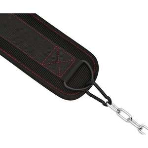 Cinturón de Levantamiento de Pesas Resistente y Cómodo con Cadena de Acero, Cinturón de Neopreno Acolchado para Gimnasio, Cinturón Ajustable para Fitness - Product Image 5