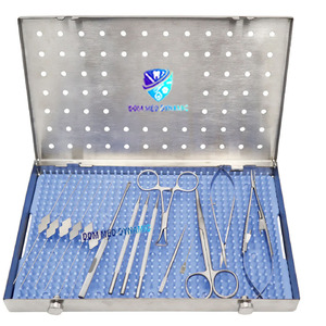 Kit de sondage et de lavage ophtalmique en acier inoxydable, instruments de chirurgie oculaire pour irrigation des conduits lacrymaux, réutilisables, fabricant OEM - Product Image 5