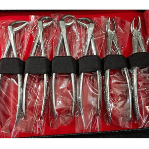 Adult Dental Surgical Instruments Kit Steel Manual Plier Forceps Knurled Grip for Teeth Extraction Dentist by <b>Blush</b> Surgical - Product Image 3