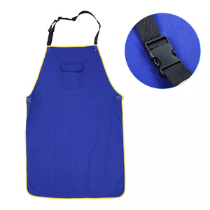 Best Performance Heavy-Duty Drilled Cotton Construction Workwear Durable Flame Retardant Welding Apron <b>Fire</b> Resistant JNM SAFETY - Product Image 6