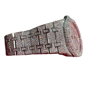 Top Designer De Luxe Diamant Automatique Mécanique Montre Unisexe Montre Haut De Gamme Moissanite Montre Fêtes De Mariage Bande Largeur 18mm - Product Image 1