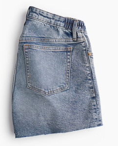 Women's Cotton <b>Denim</b> Short Breathable <b>Stretch</b> Fabric High Rise Modern Fit Fashion Summer Apparel OEM ODM Wholesale Factory Short - Product Image 3
