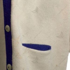 Custom phi Beta Sweater <b>Cardigan</b> Royal Blue HBCU Greek Fraternity Apparel 100% Cotton Fleece <b>Chenille</b> Embroidery Greek Apparel - Product Image 5