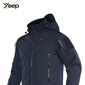 Chaqueta Softshell XEEP Personalizada, Informal, con Capucha, para Invierno, Modelo XC-SSJ-09, Transpirable, de Secado Rápido, para Hombre, Ligera, con Forro Polar Cálido - Product Image 2