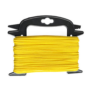 Corde tressée diamantée à <span class=keywords><strong>8</strong></span> brins, couleur personnalisée noir et orange, emballage en bobine courte, pour usage extérieur - Product Image 6