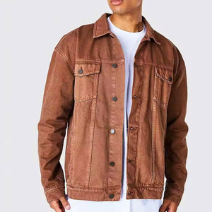 Men <b>Slim</b> <b>Fit</b> Jeans Winter <b>Jacket</b> Casual Cotton Outerwear Warm Stylish Layer for Autumn Winter Fashion - Product Image 1