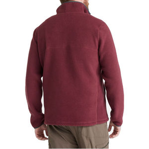 Sweat-shirts décontractés pour hommes à blocs de couleur avec quart de zip, 100 % coton, tissu premium, pull-over basique à fermeture éclair quart de tour, vente en gros - Product Image 3
