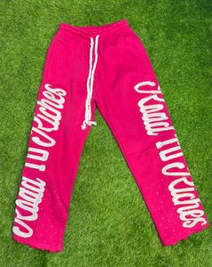 Plain Loose Fit Fleece Joggers <b>Men</b> Custom Embroidery Logo <b>Elastic</b> Waistband Sweatpants <b>Trousers</b> - Product Image 1