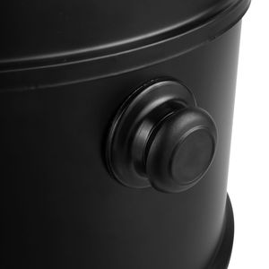 Parrilla para Camping de Hierro Negro con Revestimiento Antiadherente, 80x41x48cm - Product Image 3