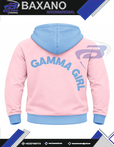 Sudadera con Capucha Rosa para Hombre de la Hermandad Gamma Phi Delta con Bolsillo Canguro Azul, Sudadera Casual con Bloques de Color 1943 para Mujer, Sudadera con Capucha de Invierno - Product Image 5