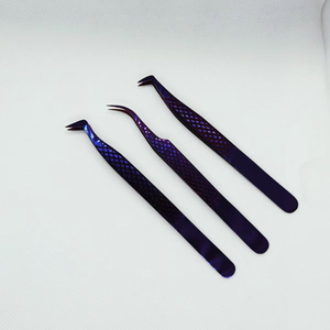 Pinzas Profesionales para Pestañas al por Mayor, Pinzas para Extensión de Pestañas, Pinzas para Cejas y Pestañas, Herramienta de Belleza Puntiaguda de Acero Inoxidable - Product Image 1