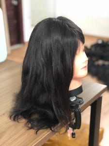 Pelucas de cabello humano alineado con cutícula para mujeres negras, pelucas frontales de encaje de cabello vietnamita crudo, peluca con cierre de encaje - Product Image 5