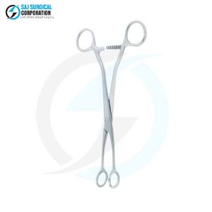 Pince ovale Doyen manuelle en acier inoxydable, certifiée CE, pour interventions chirurgicales gynécologiques et abdominales - Product Image 1