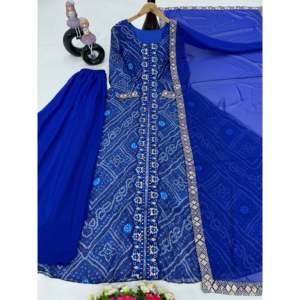 Top de corte elegante para mujer de diseñador con conjunto de traje Plazzo para ocasiones especiales - Product Image 1