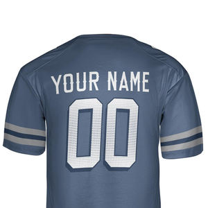 Maillot de football américain personnalisé pour homme, uniforme d'équipe sportive, manches courtes, col en V, numéro et nom imprimés, tenue de jeu athlétique, fabrication OEM - Product Image 6