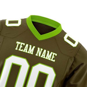 Championship Style Football Jersey <b>Athletic</b> Teamwear Custom Colors Logo Name Number Export Quality Manufacturer Jersey - Product Image 3