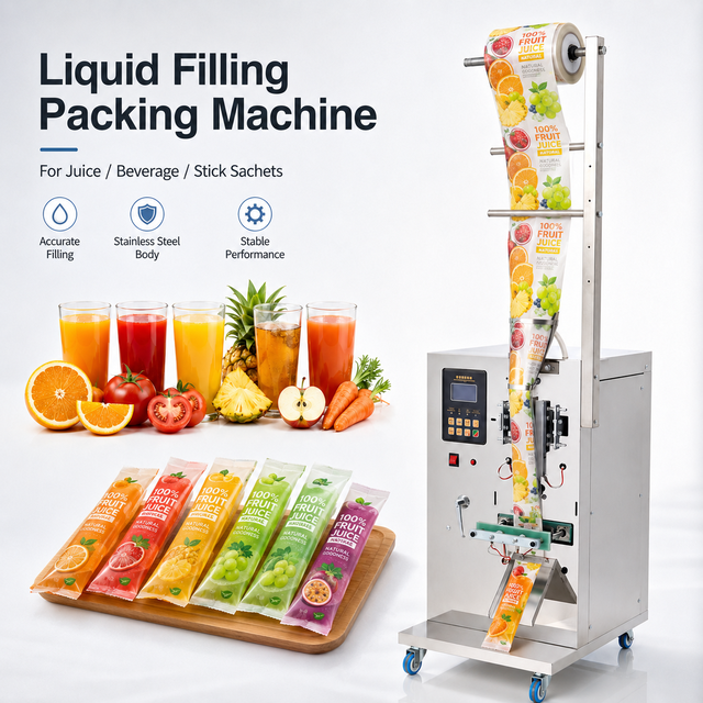 High Quality Small Automatic Sugar Speed Filling Sachet Tea Bag Seal Milk Liquid Packing Machine